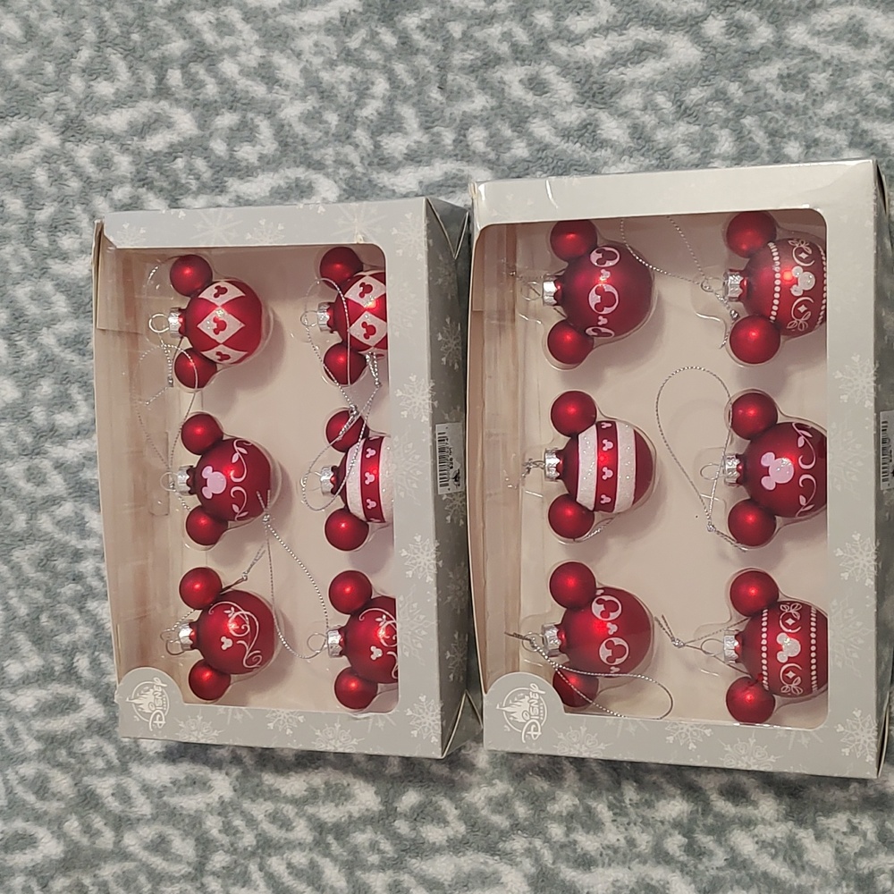 Disney Mouse Ear Ornaments.